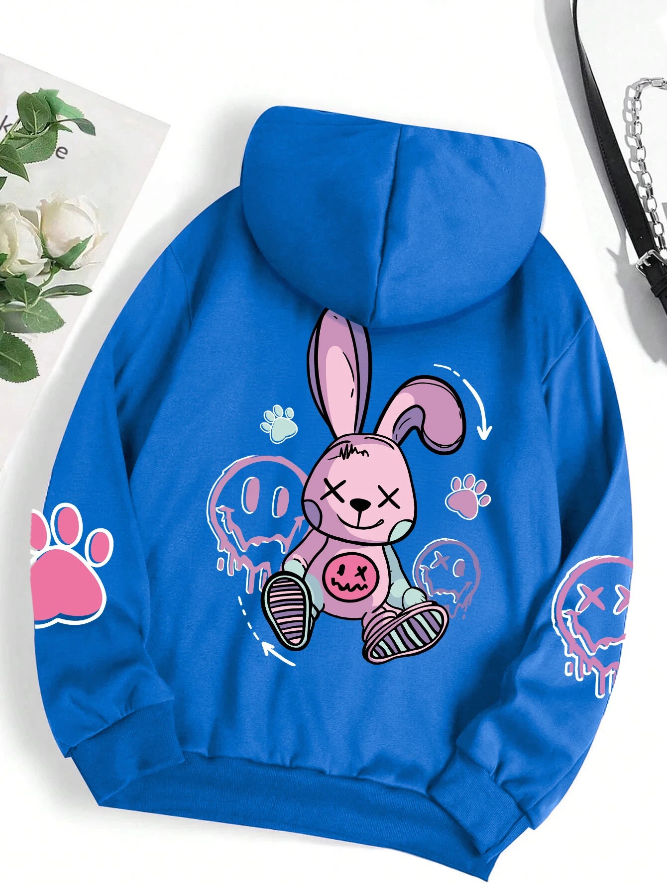 Hip Hop Street Casual Printed Female Hoodies Fashion Hoodie